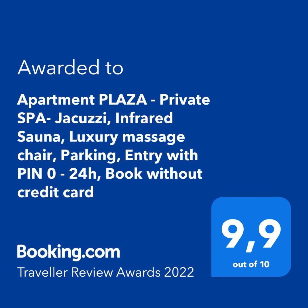 Apartment Plaza ----Wallbox 11Kw 16A ----- Private Spa- Jacuzzi, Infrared Sauna, Luxury Massage Chair, Parking, Entry With Pin 0 - 24H, Free Cancellation 24 Hours Before Check In Slavonski Brod Camera foto